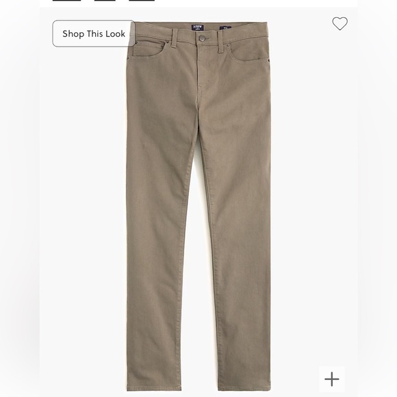 J crew dusty charcoal Slim-fit garment-dyed five-pocket pant - Picture 4 of 6